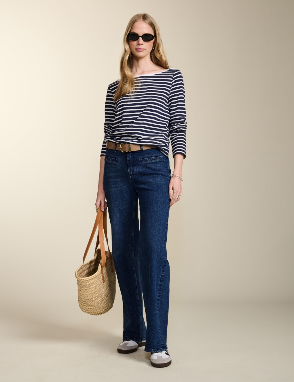 Navy McKenzie Top