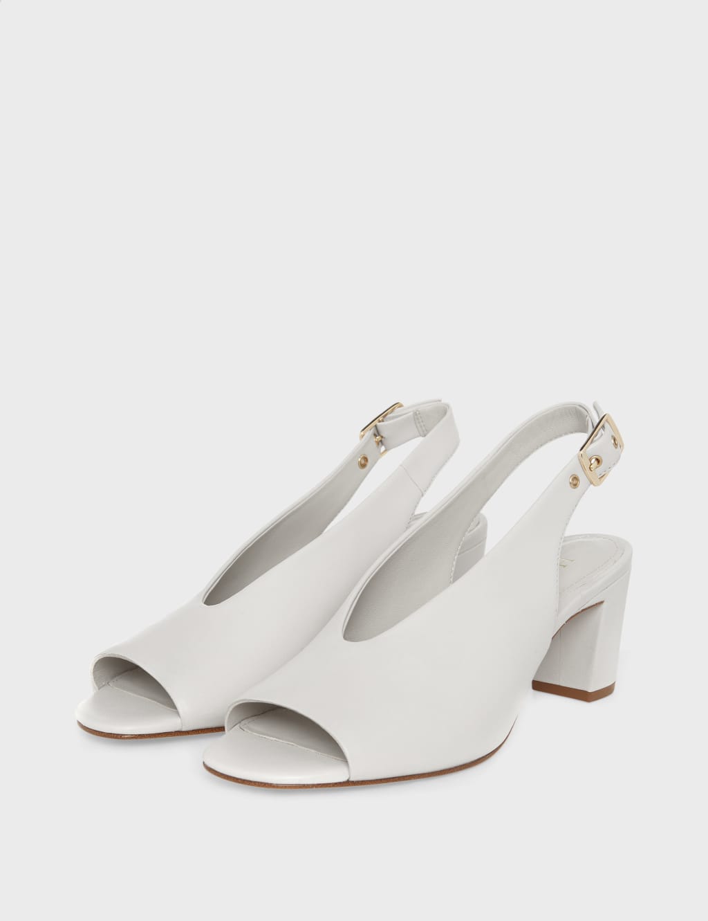 Suede Block Heel Slingback Sandals image 2