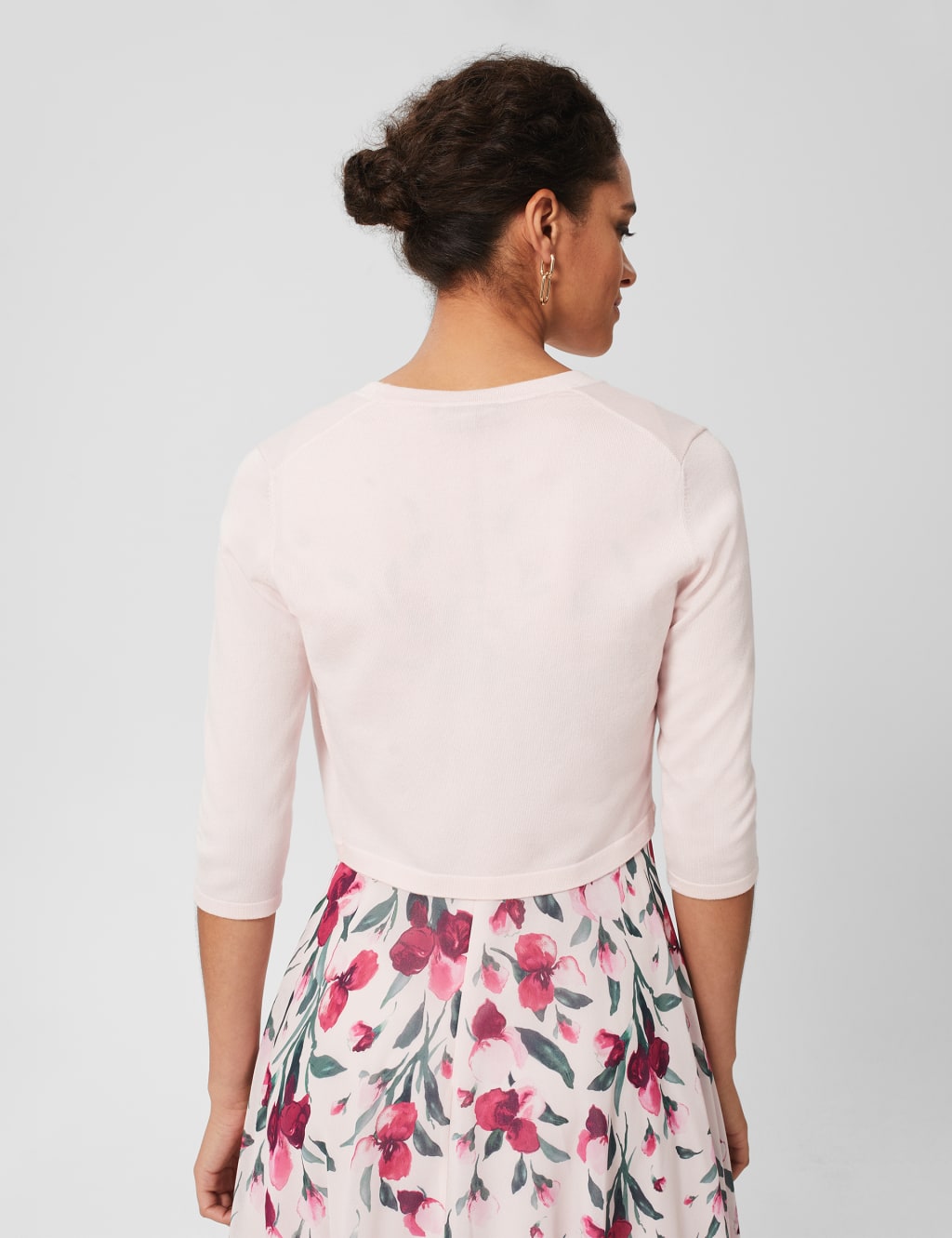 Open Neck Cropped Cardigan image 2