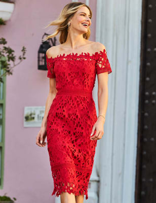 Little mistress hotsell red lace dress