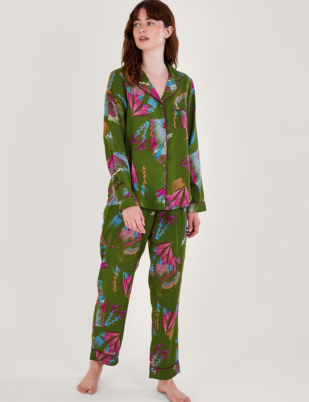 Printed Revere Pyjama Set image 1