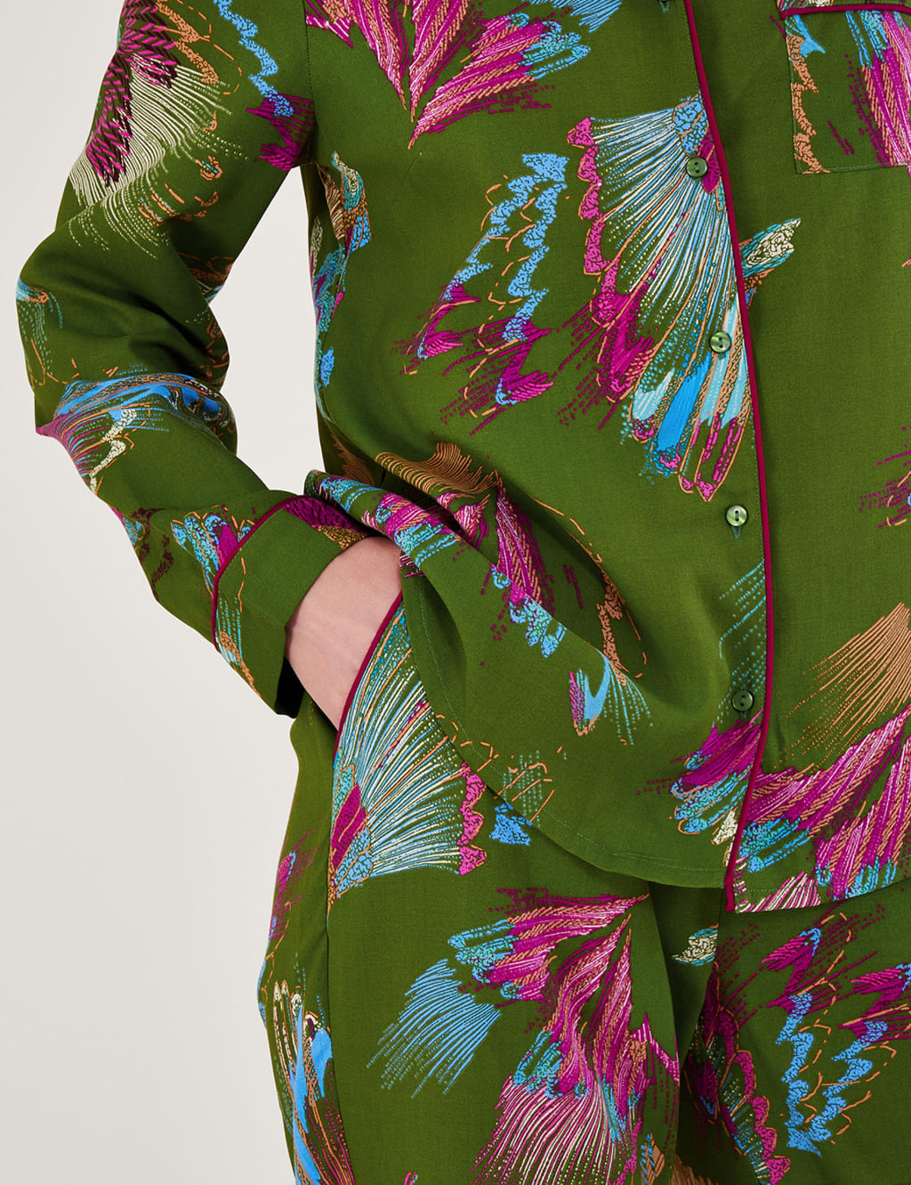Printed Revere Pyjama Set image 5