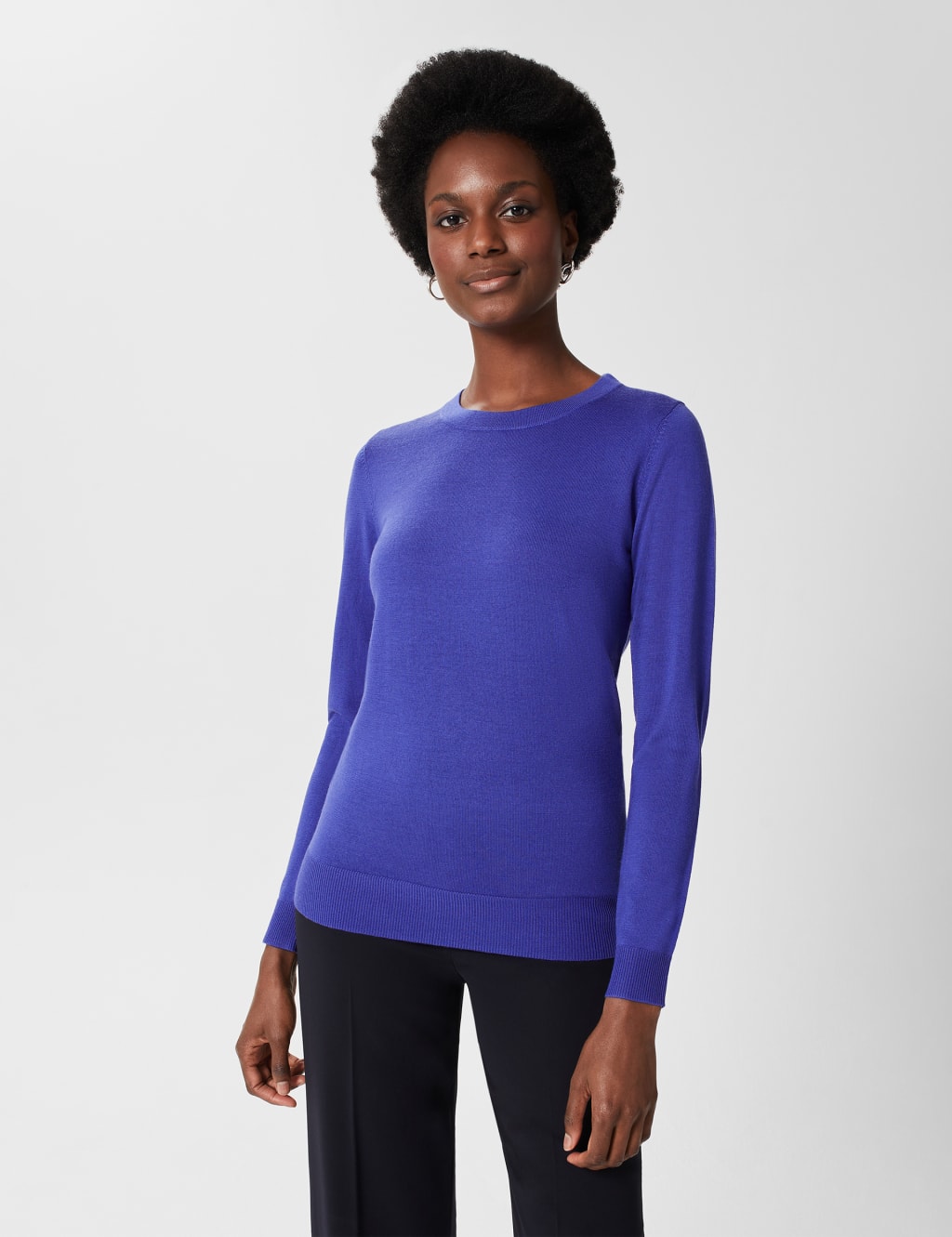 Pure Merino Wool Crew Neck Jumper image 1