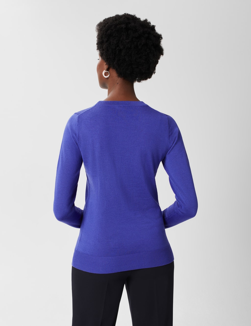 Pure Merino Wool Crew Neck Jumper image 3