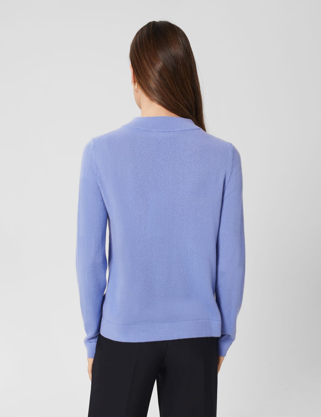 Merino Wool Rich High Neck Jumper image 2