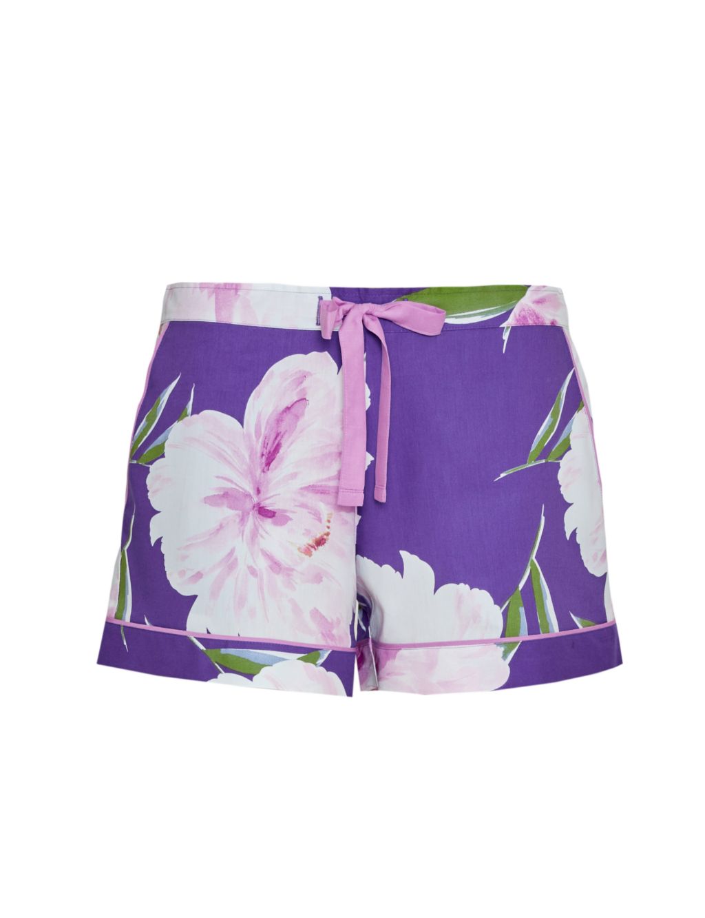 Cotton Modal Floral Pyjama Shorts image 2