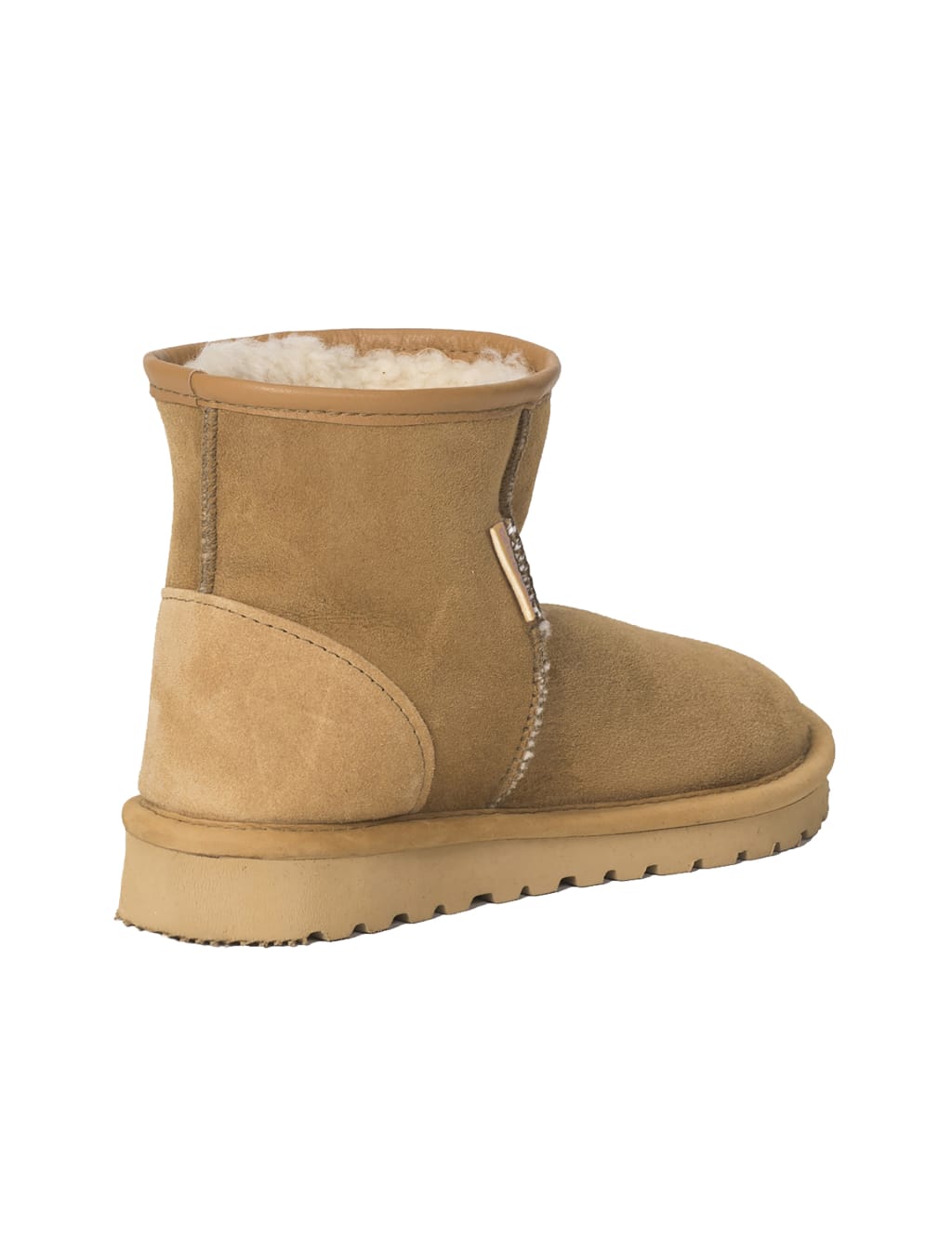 Sheepskin Flat Ankle Boots image 4