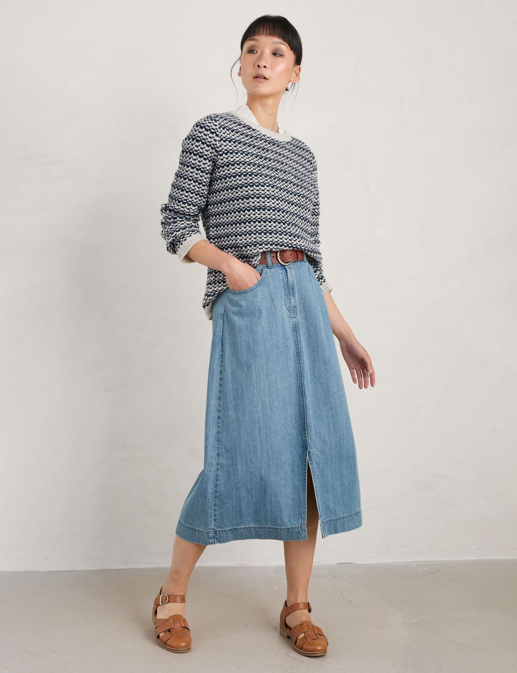 Lambswool Rich Cable Knit Jumper