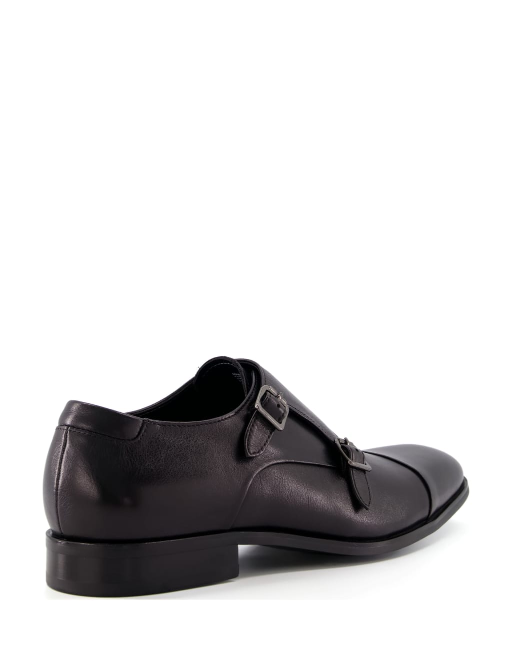 Leather Double Monk Strap Shoes image 4
