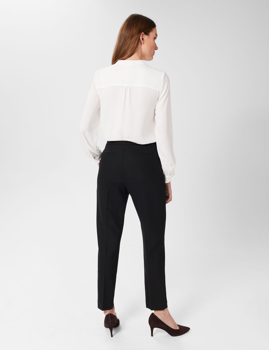 Wool Blend Tapered Trousers image 4