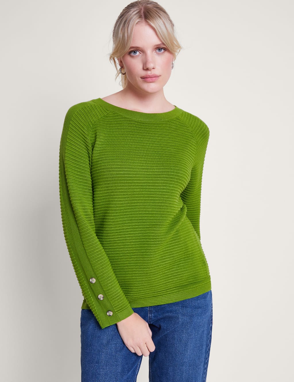 Cream slash neck jumper discount