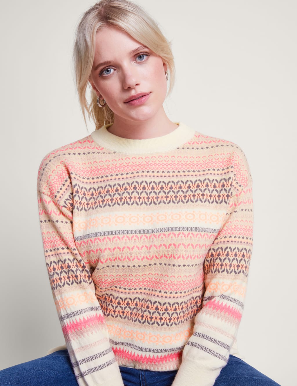 Fair Isle Crew Neck Jumper