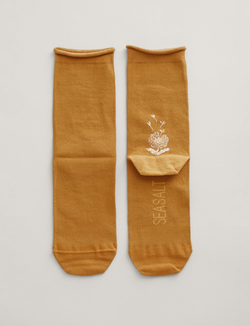 Organic Cotton Patterned Ankle High Socks