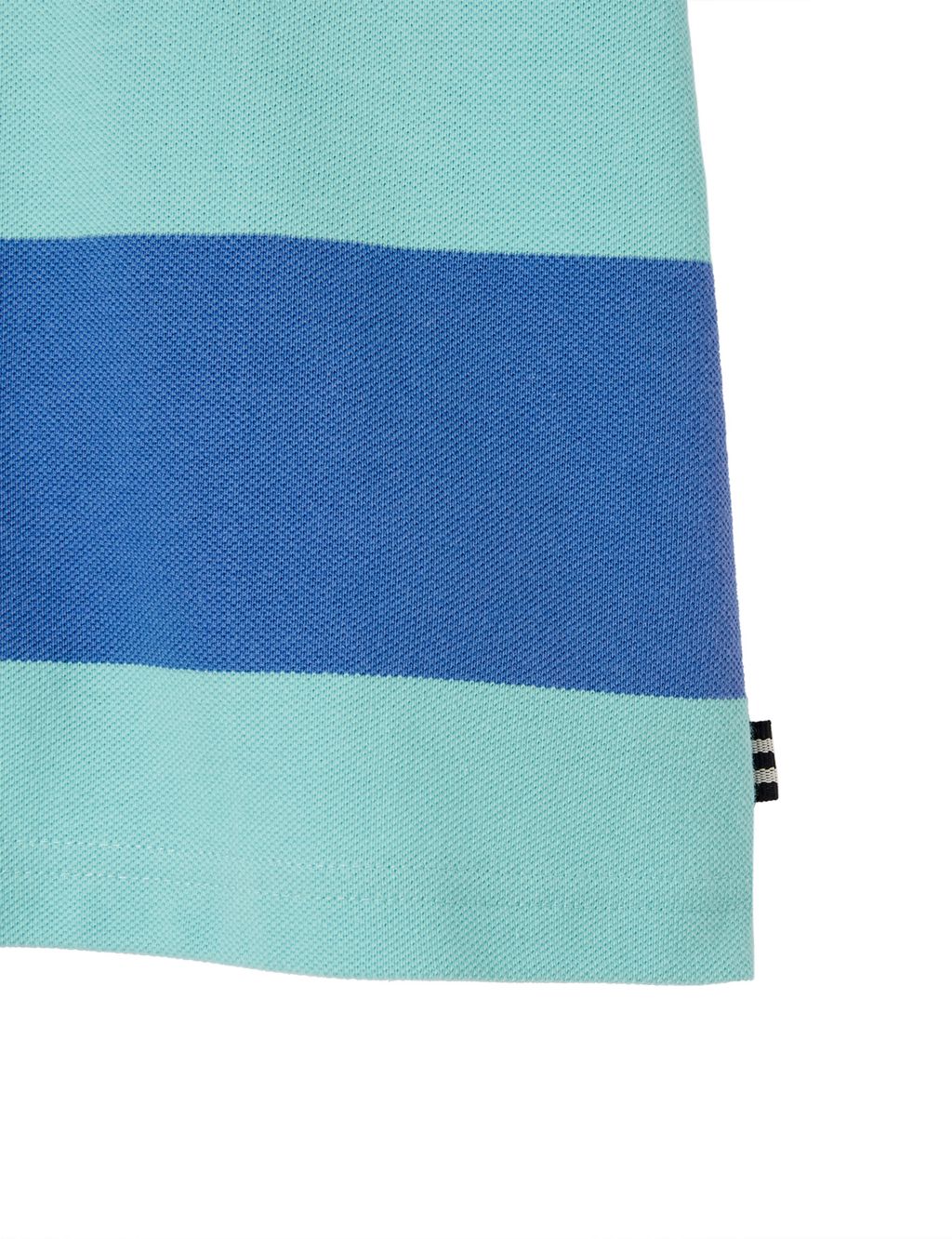 Cotton Rich Striped Polo Shirt (2-12 Yrs) image 5