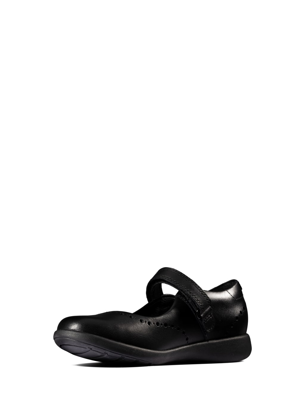 Kids' Leather Riptape School Shoes ( 10 Small - 13 Small) image 3