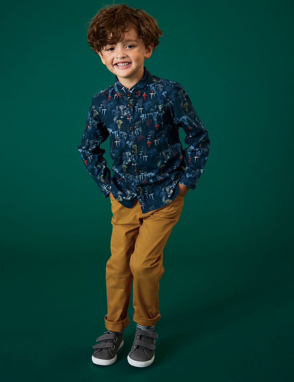 Cotton Rich Chinos (3-10 Yrs) image 1