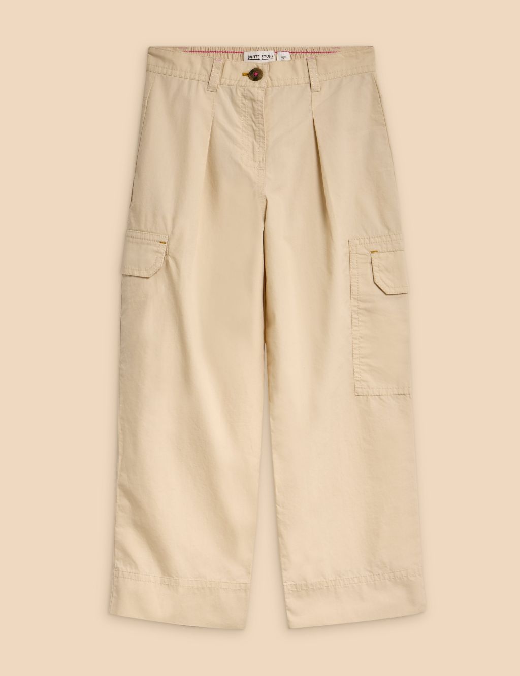 Pure Cotton Cargo Trousers (3-10 Yrs)