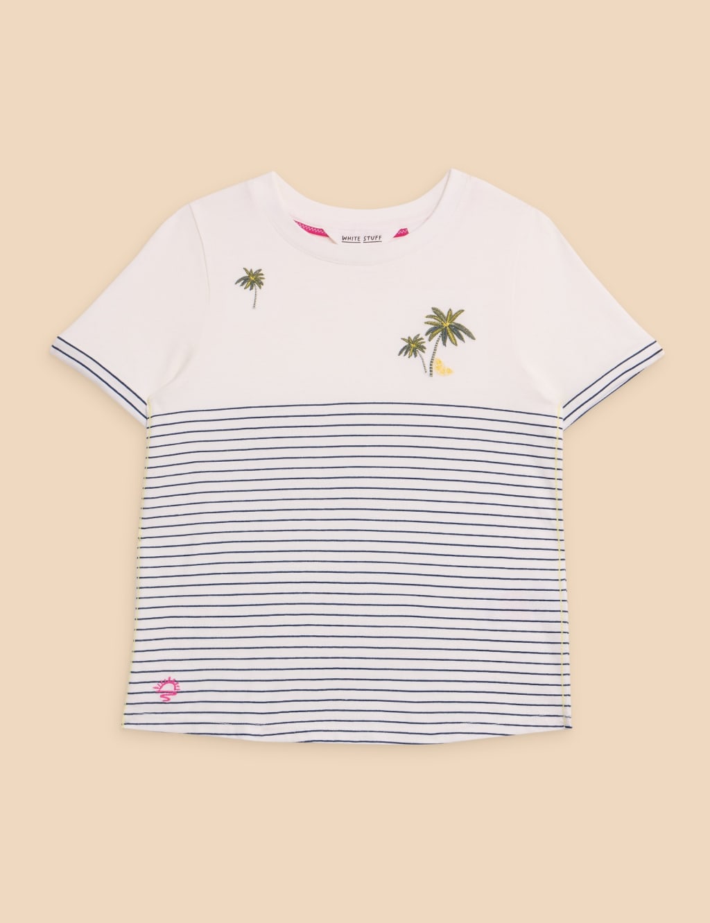 Pure Cotton Striped T-Shirt (3-10 Yrs)