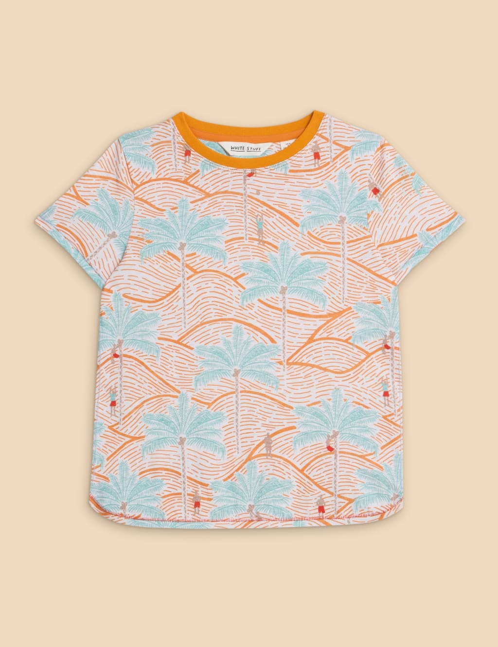 Pure Cotton Palm Print T-Shirt (3-10 Yrs)