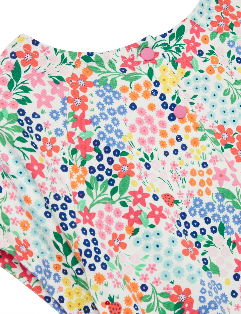 Pure Cotton Floral Dress (2-12 Yrs) image 5