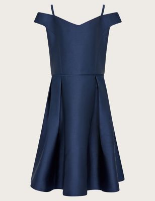 Monsoon Girl's Party Dress (8-15 Yrs) - 9y - Navy, Navy