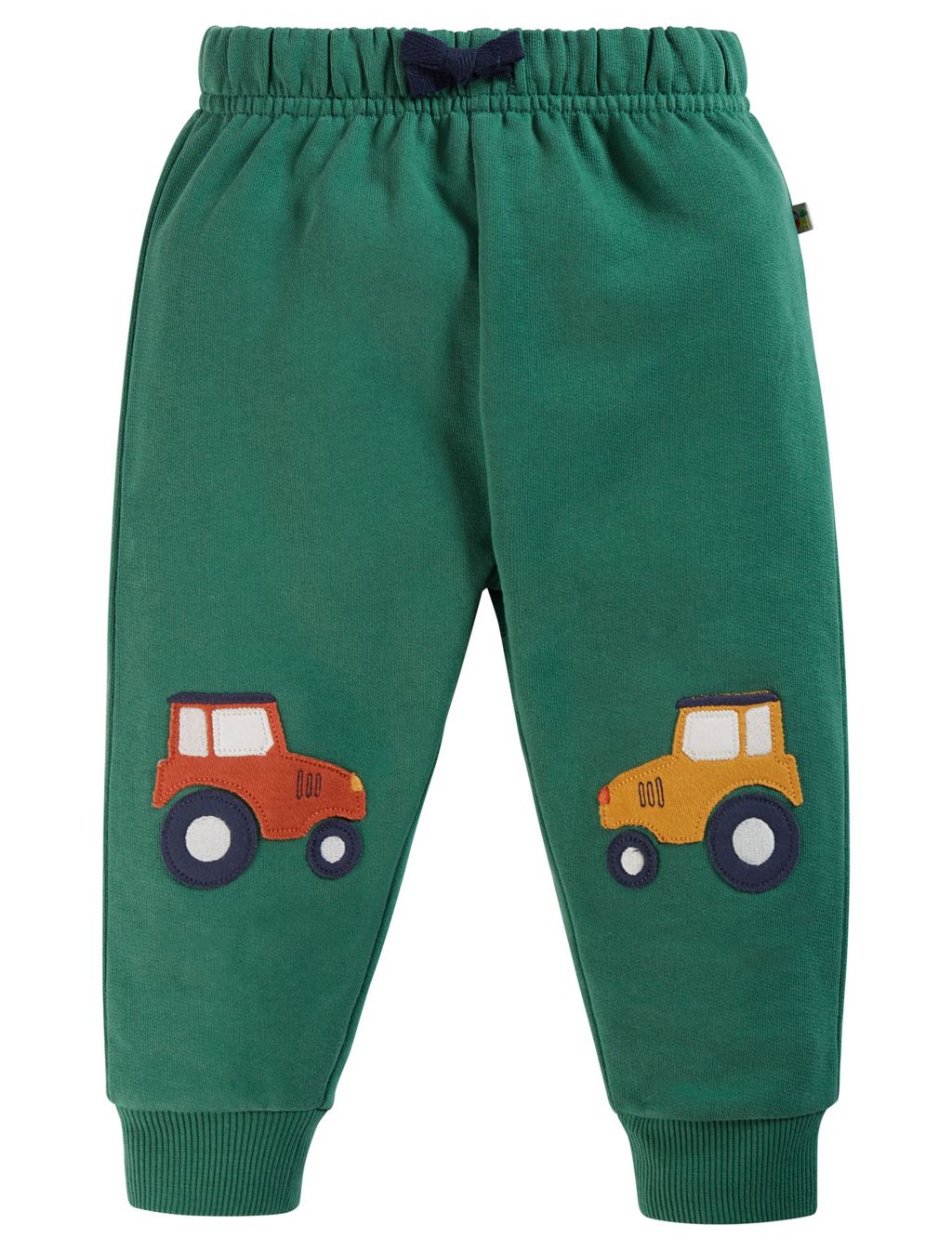 Organic Cotton Tractor Joggers (0-4 Yrs) image 1