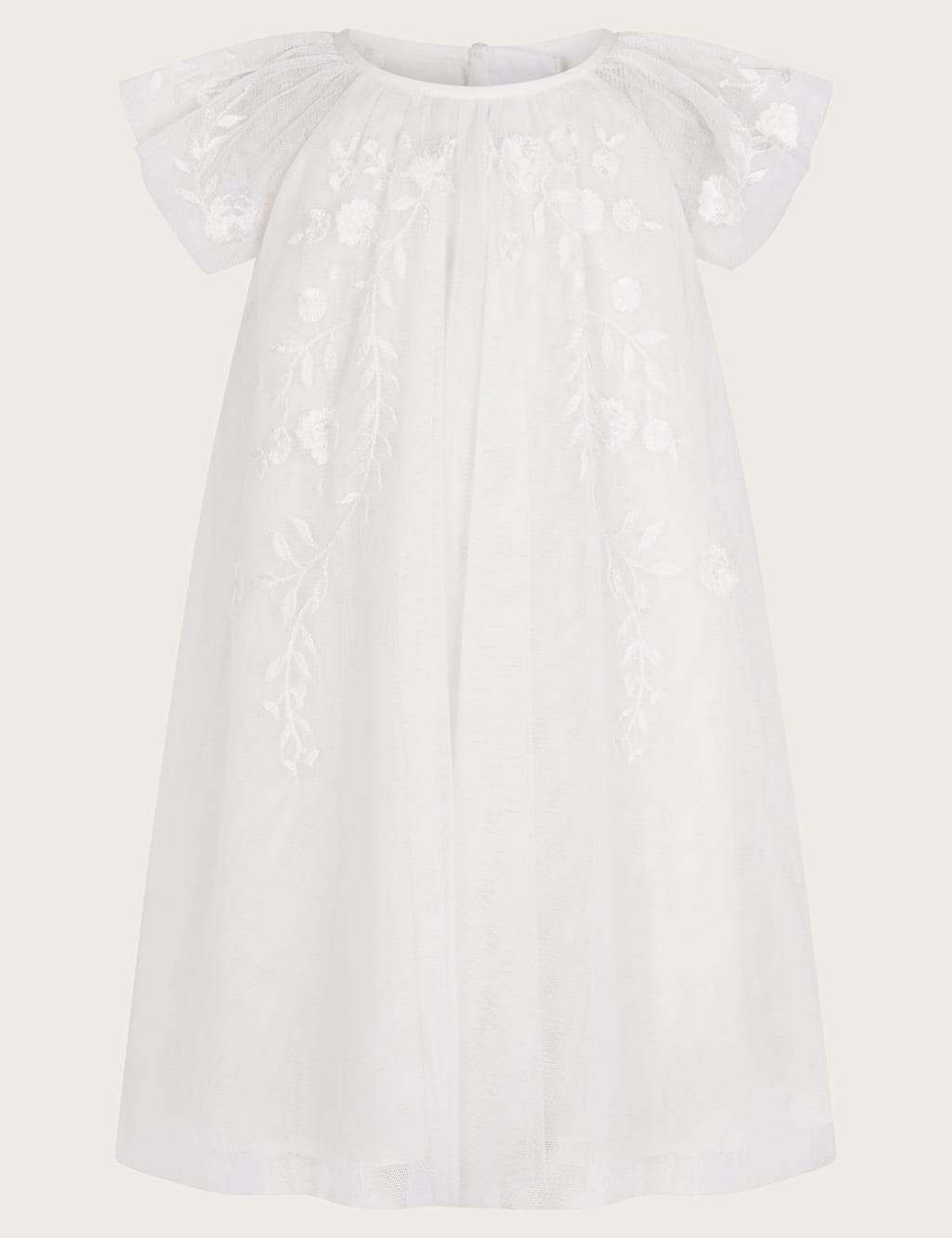 Embroidered Tulle Occasion Dress (0-3 Yrs) image 1