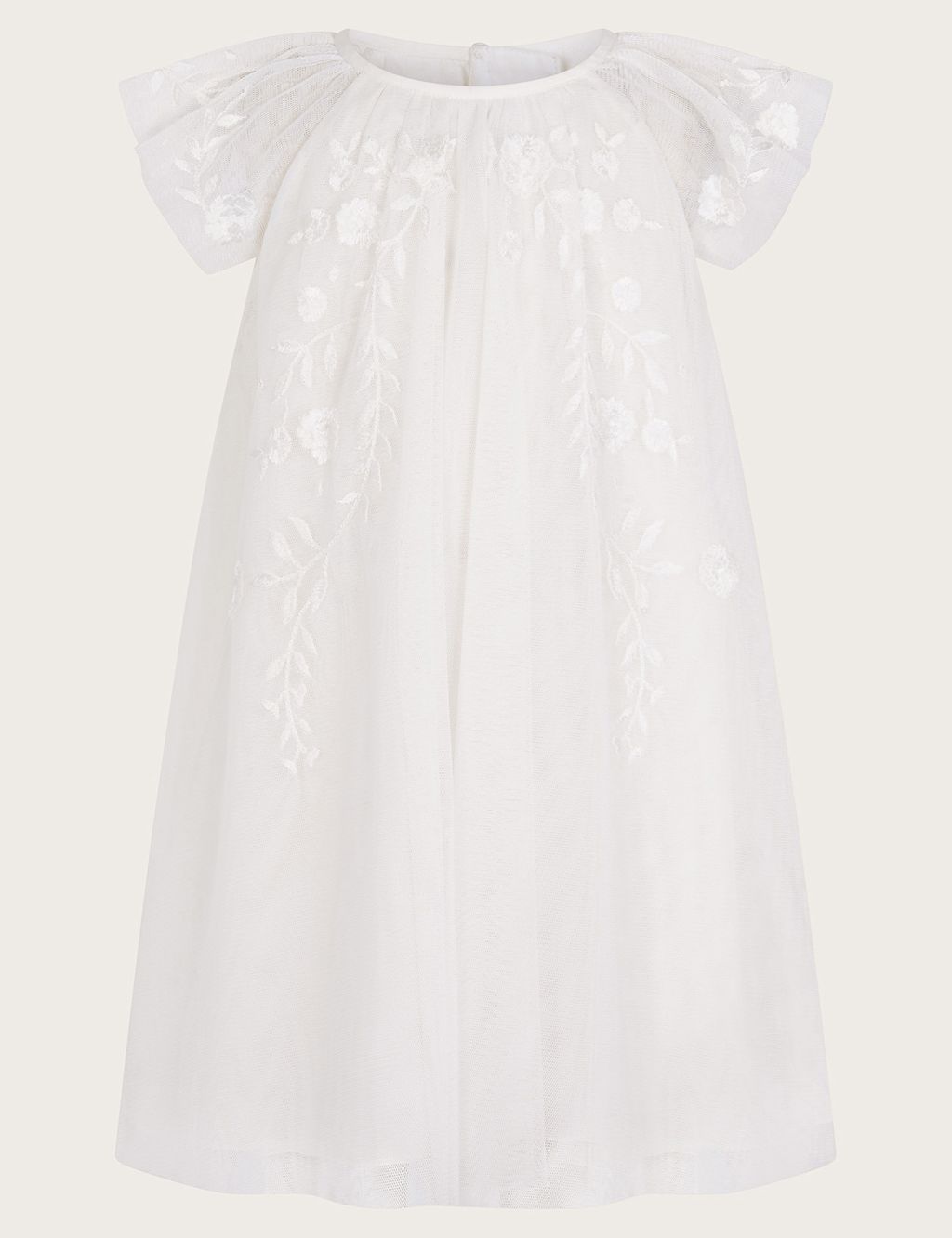 Embroidered Tulle Occasion Dress (0-3 Yrs) image 1