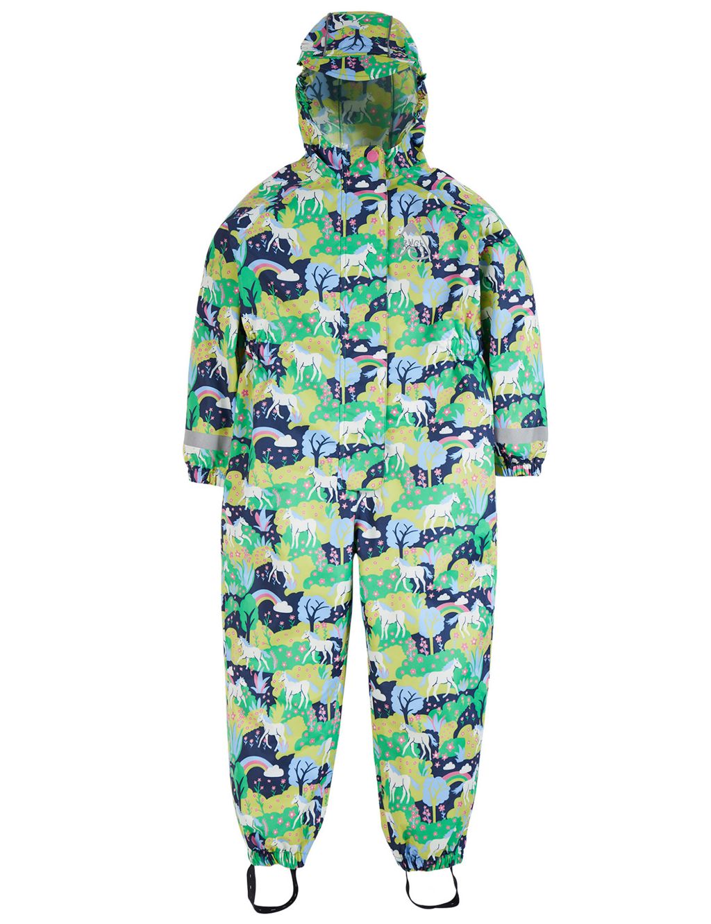 Hooded Hedgerow Print Puddlesuit (1-10 Yrs) image 1
