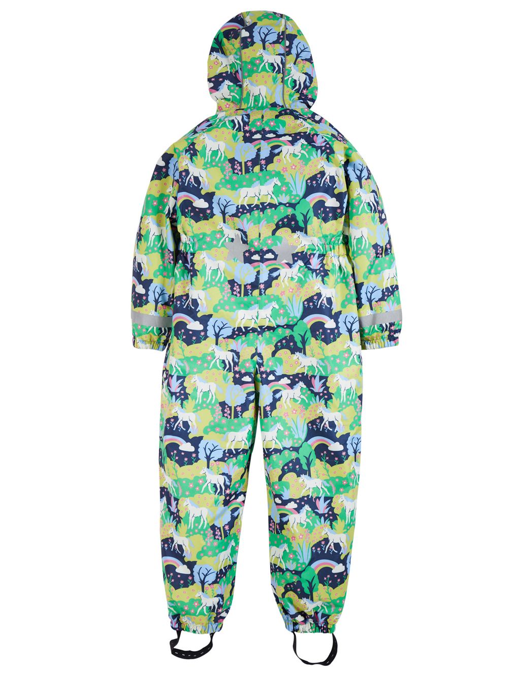 Hooded Hedgerow Print Puddlesuit (1-10 Yrs) image 2