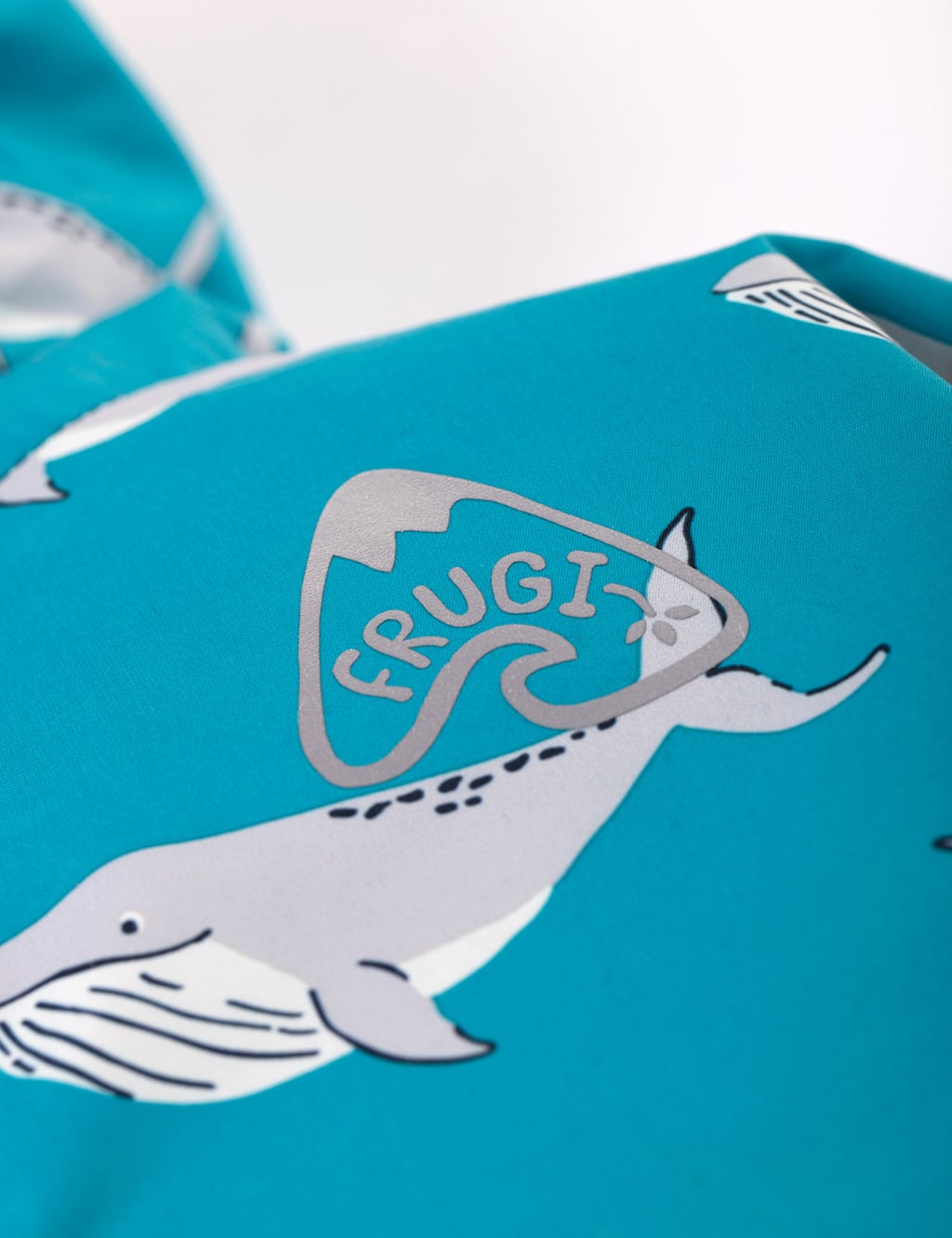 Lightweight Whale Print Hooded Raincoat (1-8 Yrs) image 4