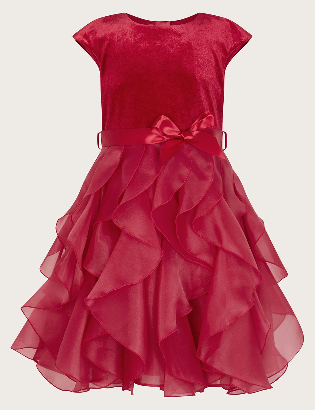 Velvet Tulle Occasion Dress (3-15 Yrs) image 1