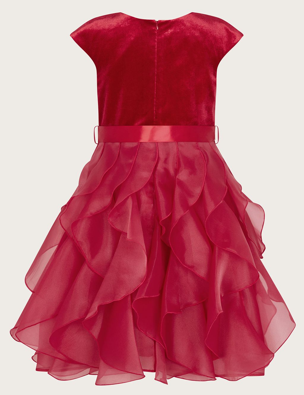 Velvet Tulle Occasion Dress (3-15 Yrs) image 2