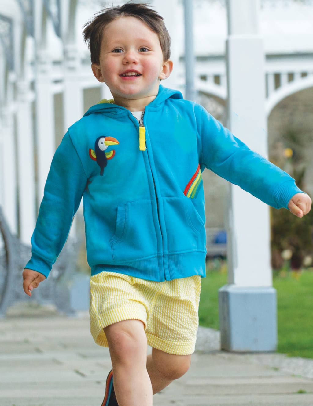 Organic Cotton Applique Hoodie (0-4 Yrs)