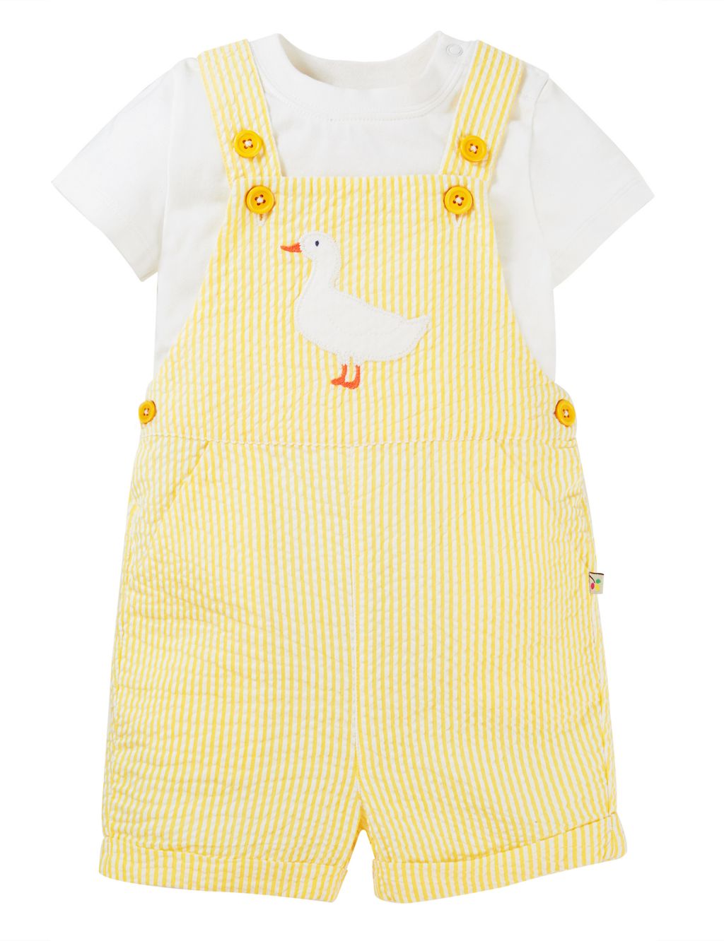 2pc Cotton Rich Striped Duck Outfit (0-2 Yrs)