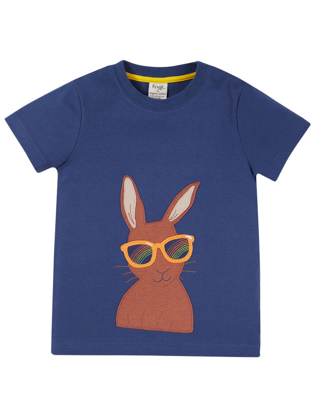 Organic Cotton Hare Appliqué T-Shirt (2-10 Yrs)