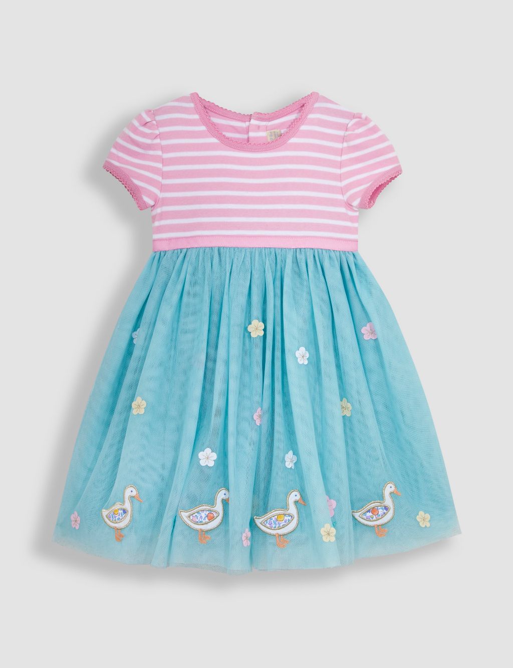 Tulle Striped Duck Dress (6 Mths-7 Yrs)