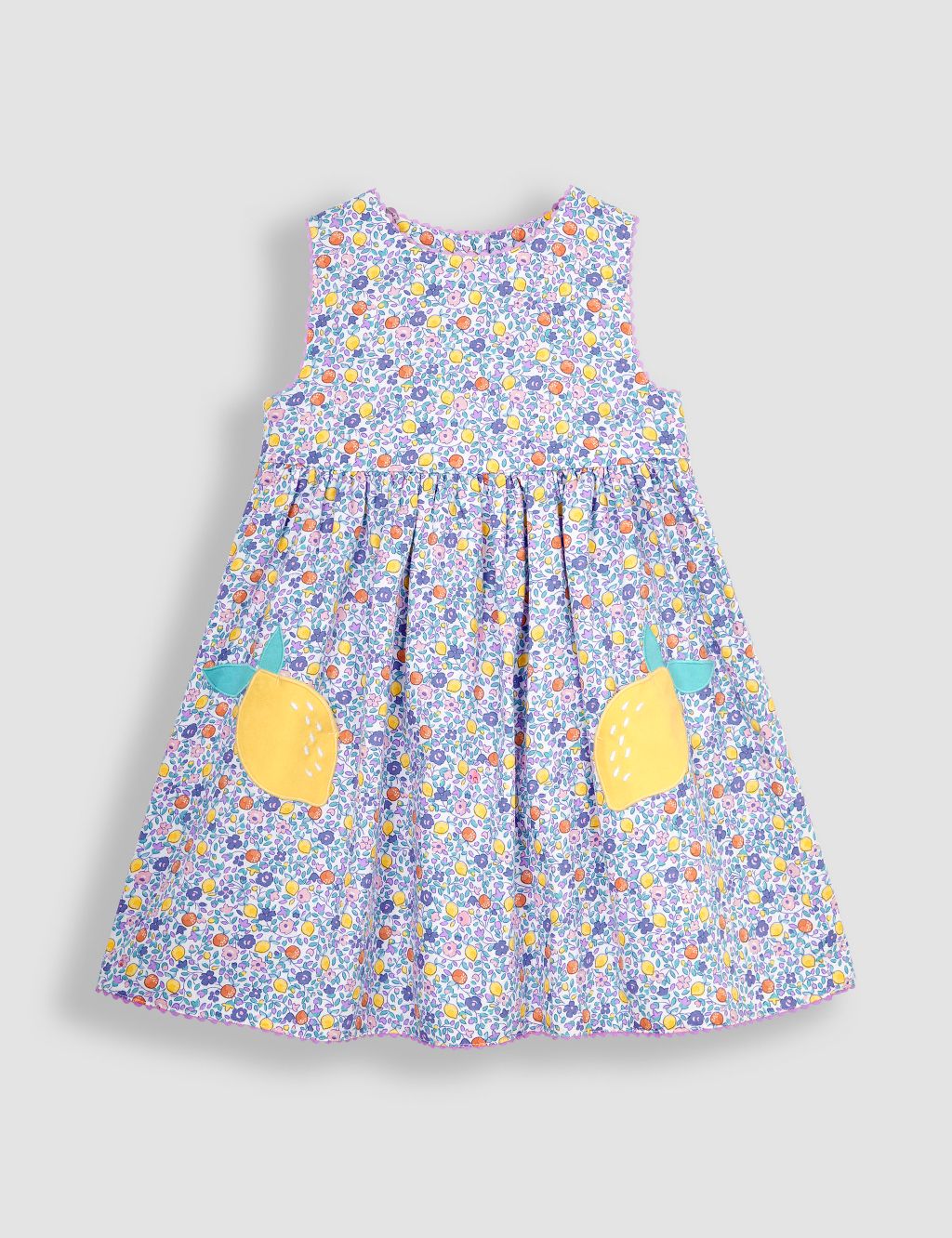 Pure Cotton Ditsy Floral Dress (6 Mths-5 Yrs)