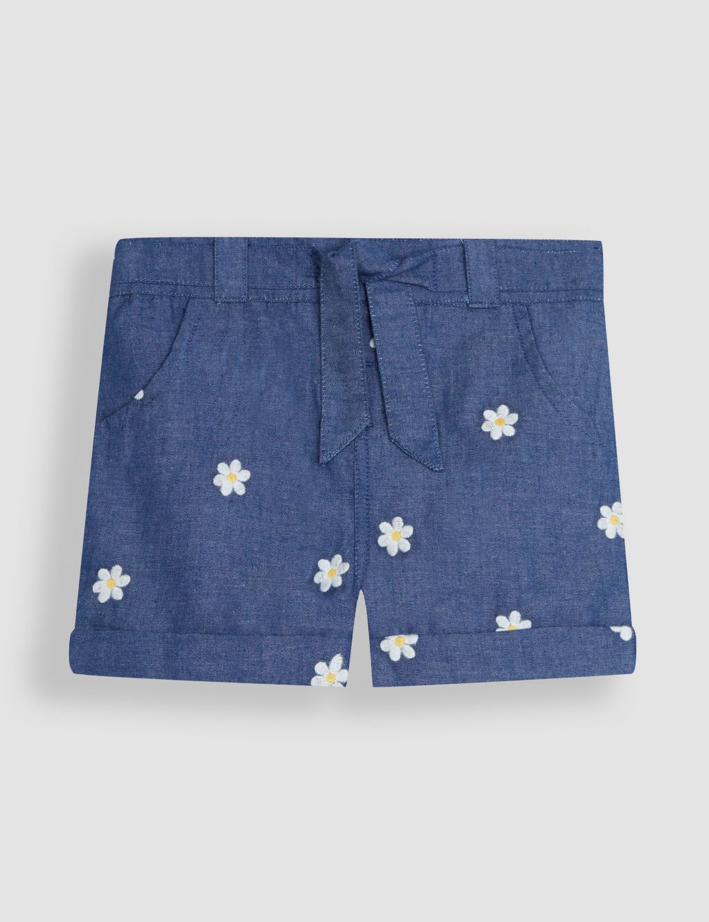 Pure Cotton Embroidered Shorts (6 Mths-5 Yrs)