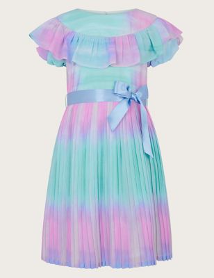 Monsoon Girl's Ombre Pleated Dress (2-13 Yrs) - 12-13 - Multi, Multi
