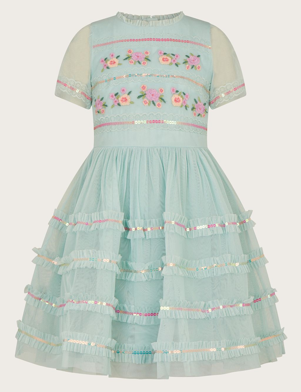Embellished Tulle Dress (3-15 Yrs)