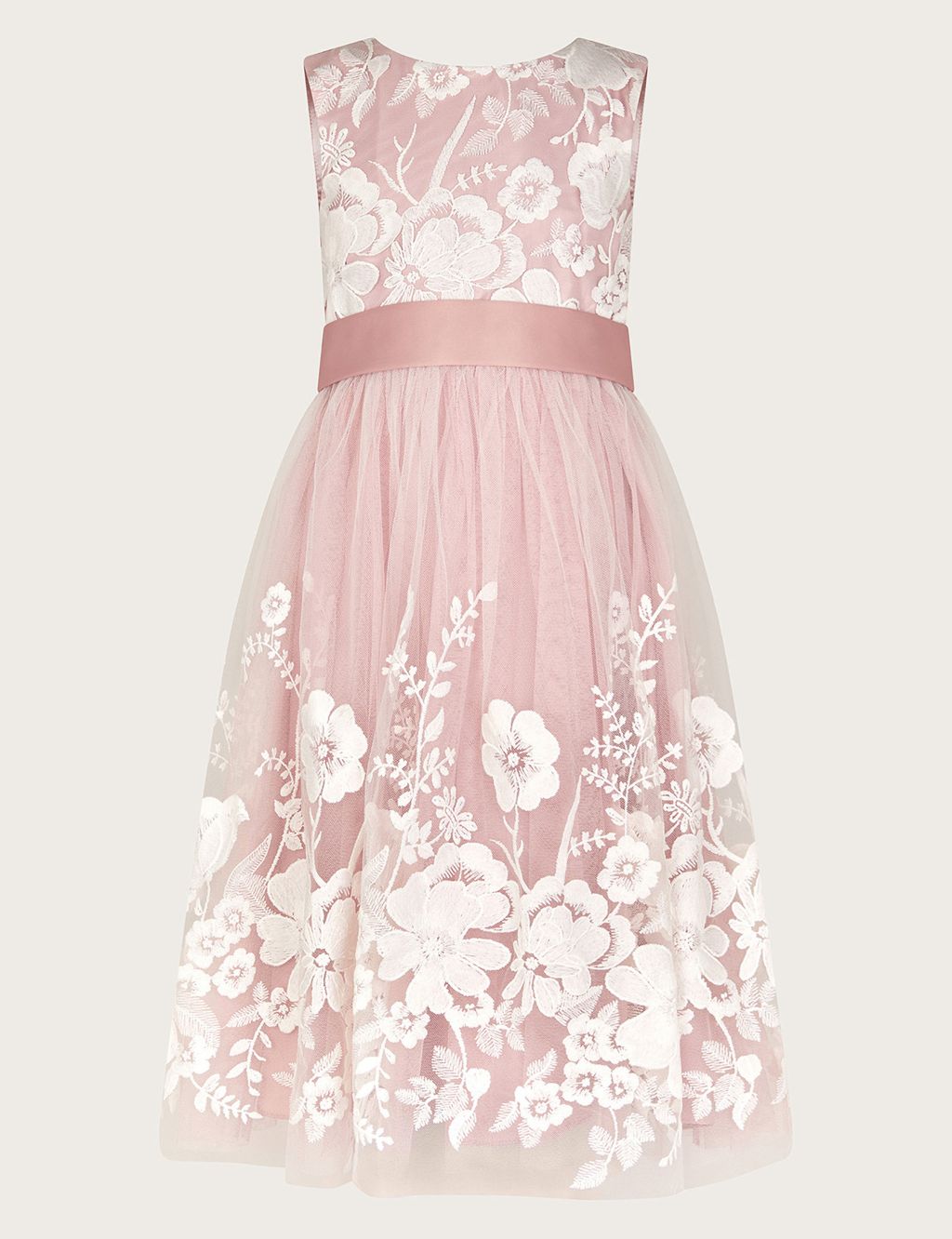 Embroidered Lace Occasion Dress (2-15 Yrs)
