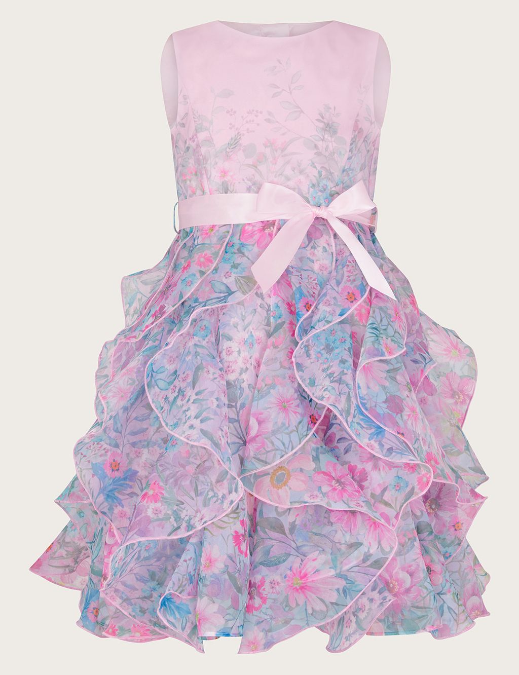 Floral Ruffle Occasion Dress (3-15 Yrs)