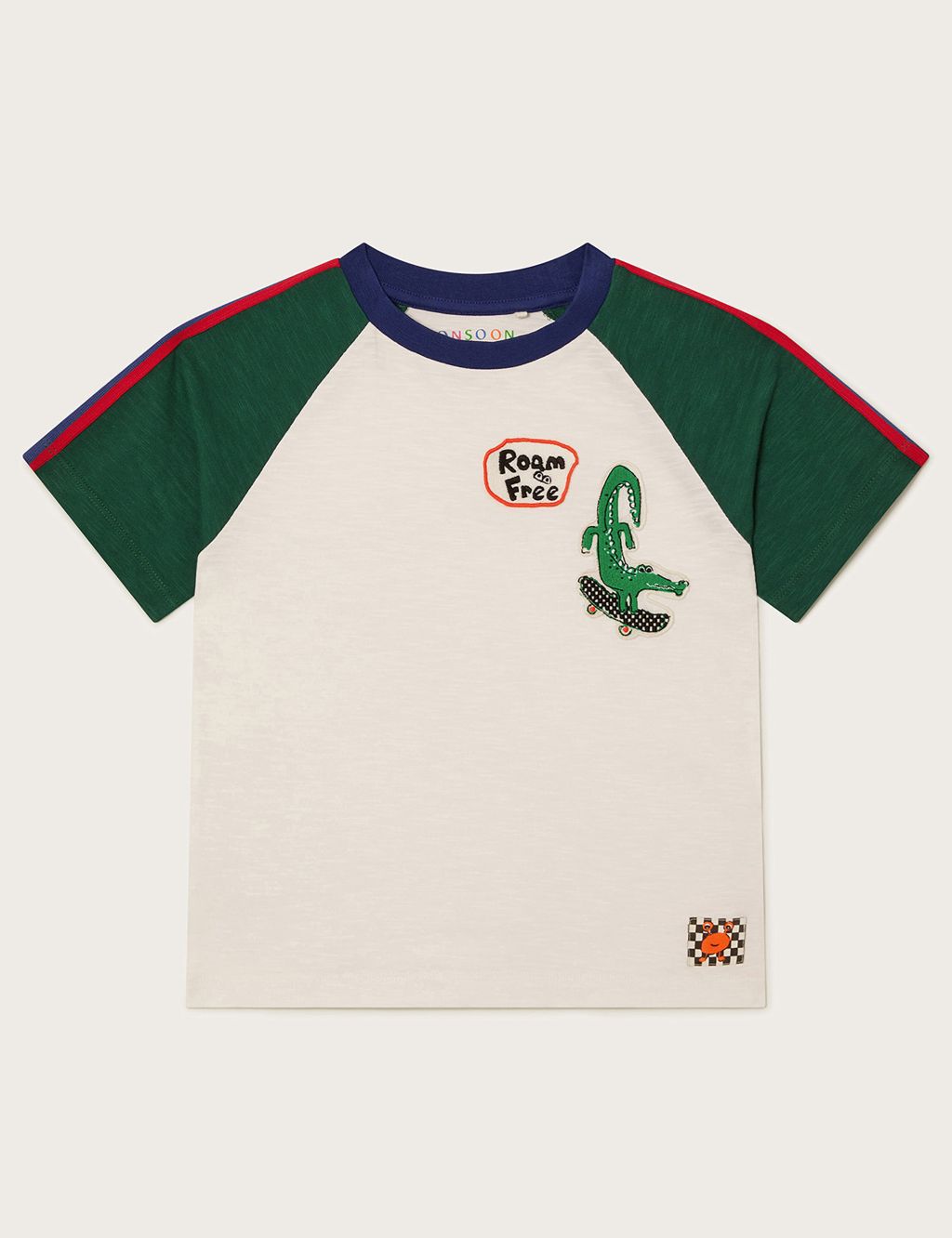 Pure Cotton Patterned T-Shirt (3-13 Yrs)