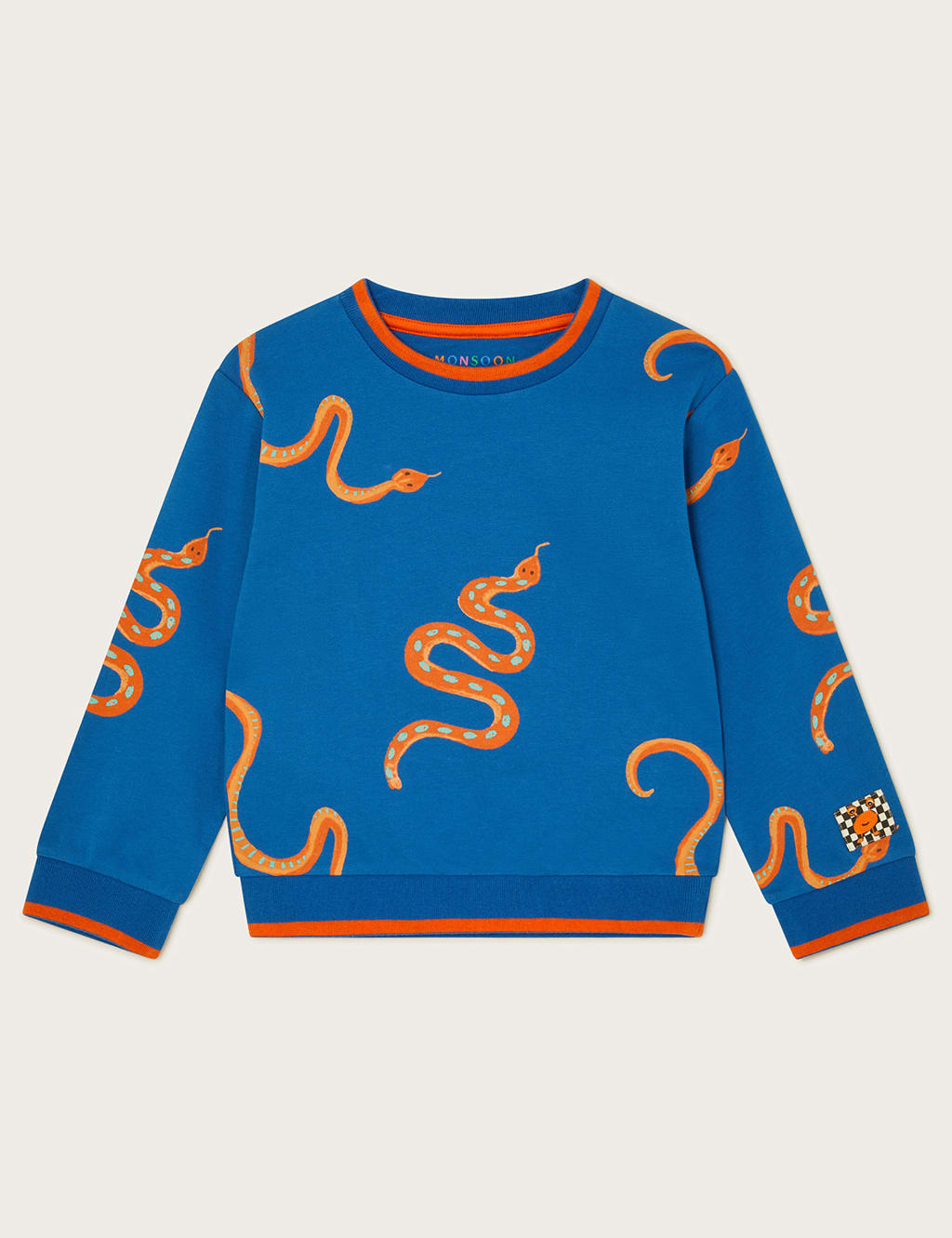 Pure Cotton Snake Sweatshirt (3-13 Yrs)