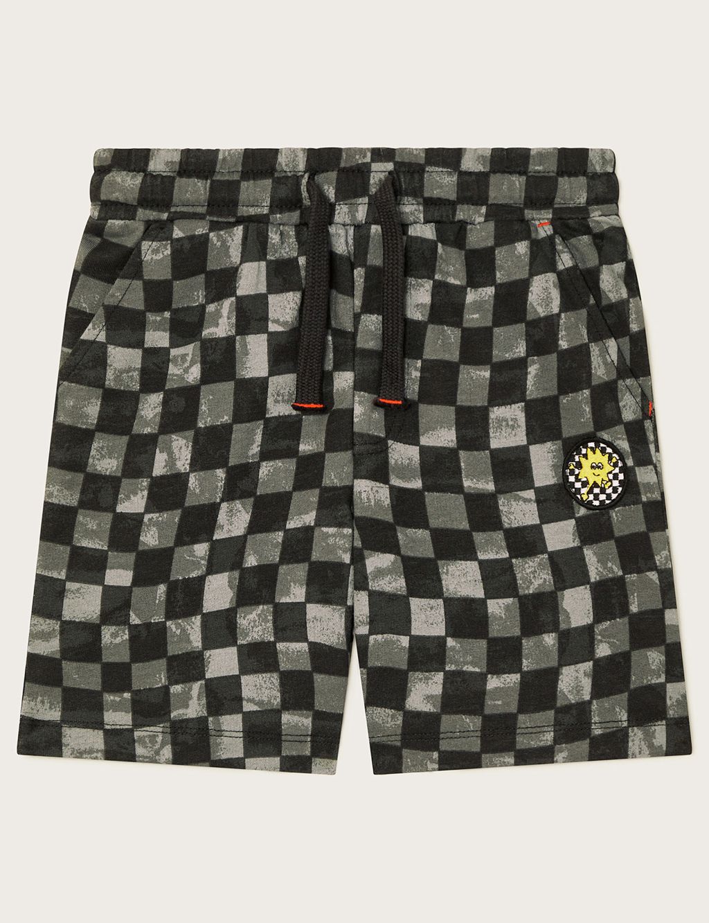 Pure Cotton Checked Shorts (3-13 Yrs)