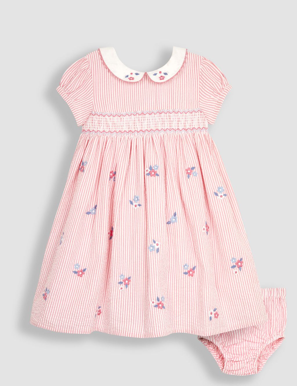 2pc Pure Cotton Striped Outfit (0-7 Yrs)