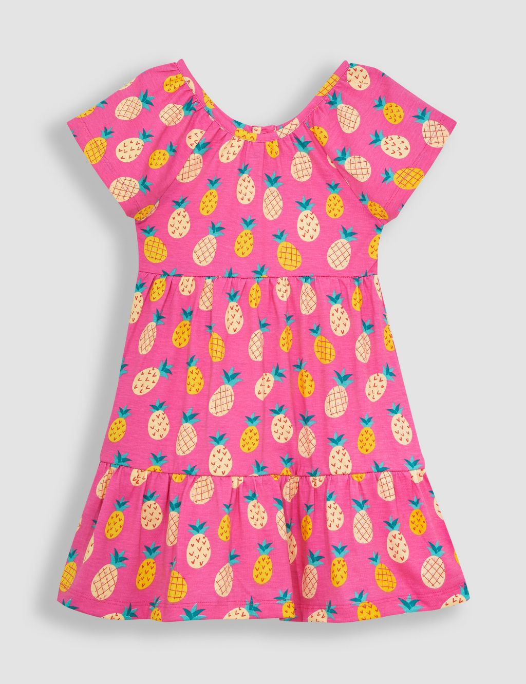 Pure Cotton Pineapple Dress (6 Mths-7 Yrs)