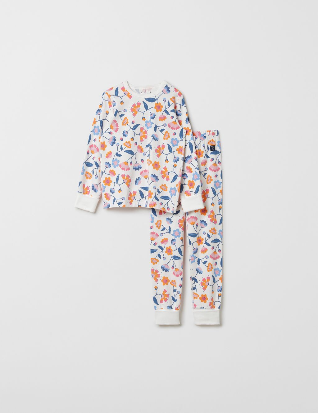 Cotton Rich Floral Pyjamas (1-10 Yrs)