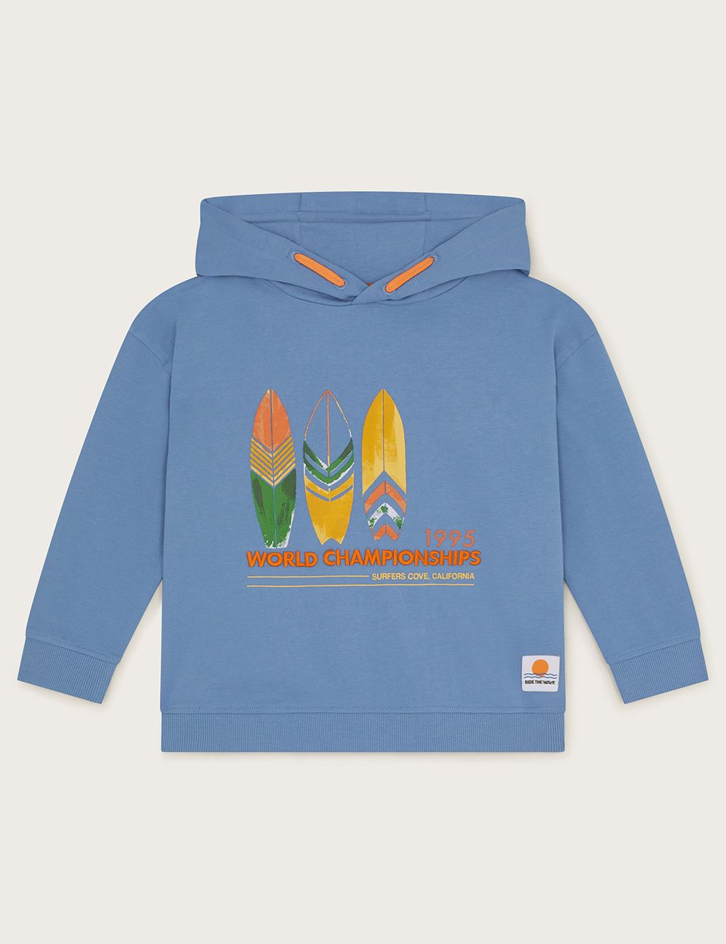 Pure Cotton Surf Hoodie (3-13 Yrs)